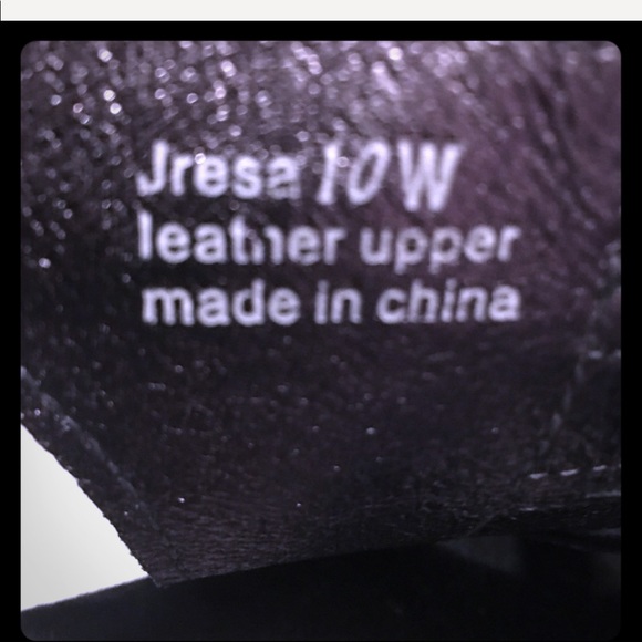 Jessica Bennet Resa wedge black leather sandals 👡 - Picture 7 of 9